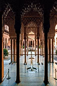 Alhambra  The Court of the Lions (Patio de los Leones). 